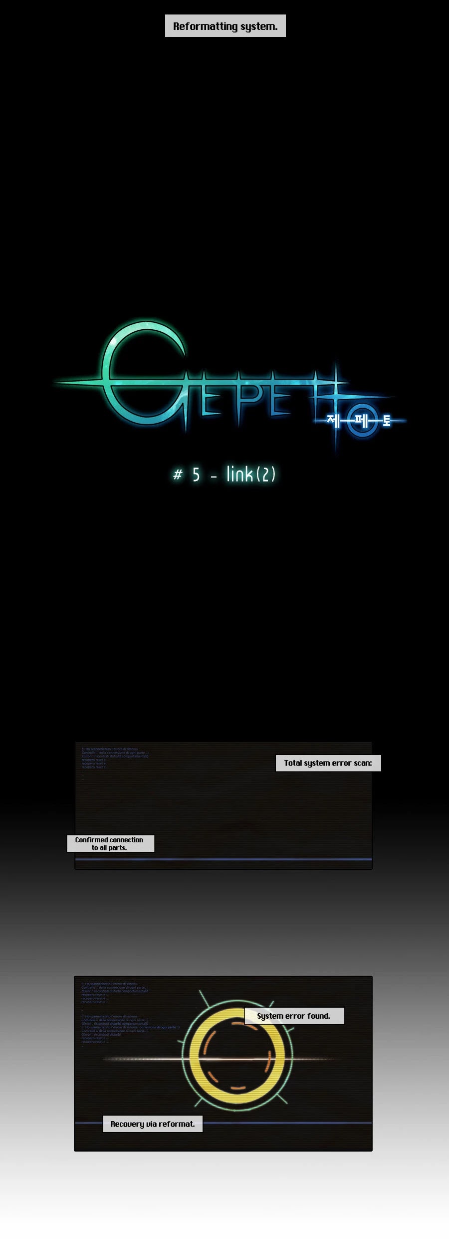 Gepetto Chapter 1.5 page 5 - Volume 1 Chapter 5: Link (2)