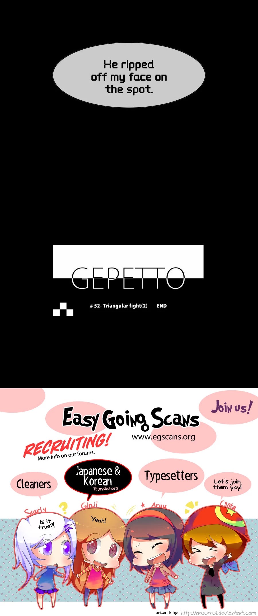 Gepetto Chapter 1.52 page 13 - Volume 1 Chapter 52: Triangular Fight (2)