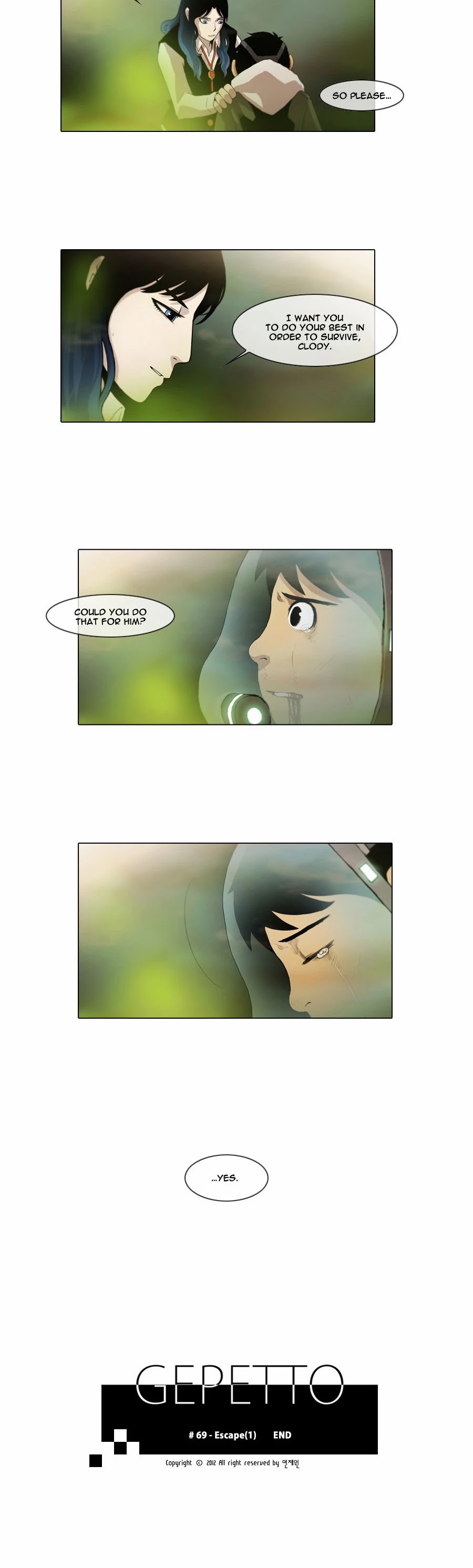 Gepetto Chapter 1.69 page 13 - Volume 1 Chapter 69: Escape (1)