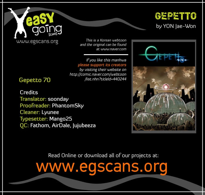 Gepetto Chapter 1.70 page 1 - Volume 1 Chapter 70: Escape (2)