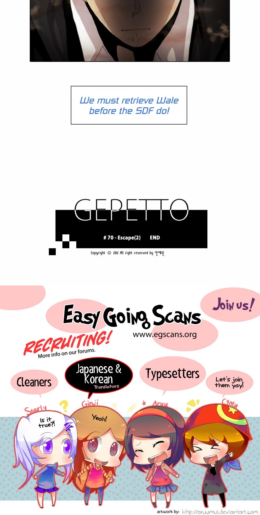 Gepetto Chapter 1.70 page 13 - Volume 1 Chapter 70: Escape (2)
