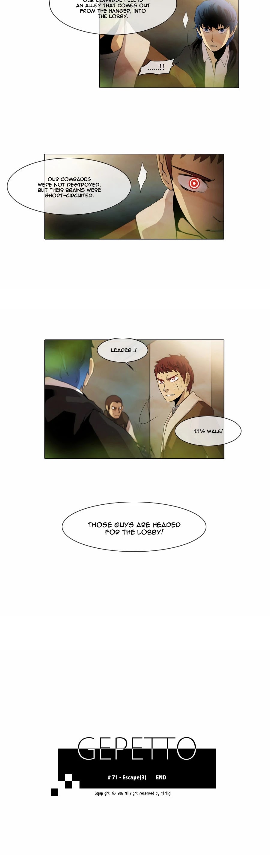 Gepetto Chapter 1.71 page 11 - Volume 1 Chapter 71: Escape (3)