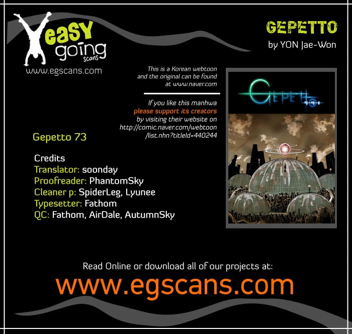 Gepetto Chapter 1.73 page 1 - Volume 1 Chapter 73: Escape (5)