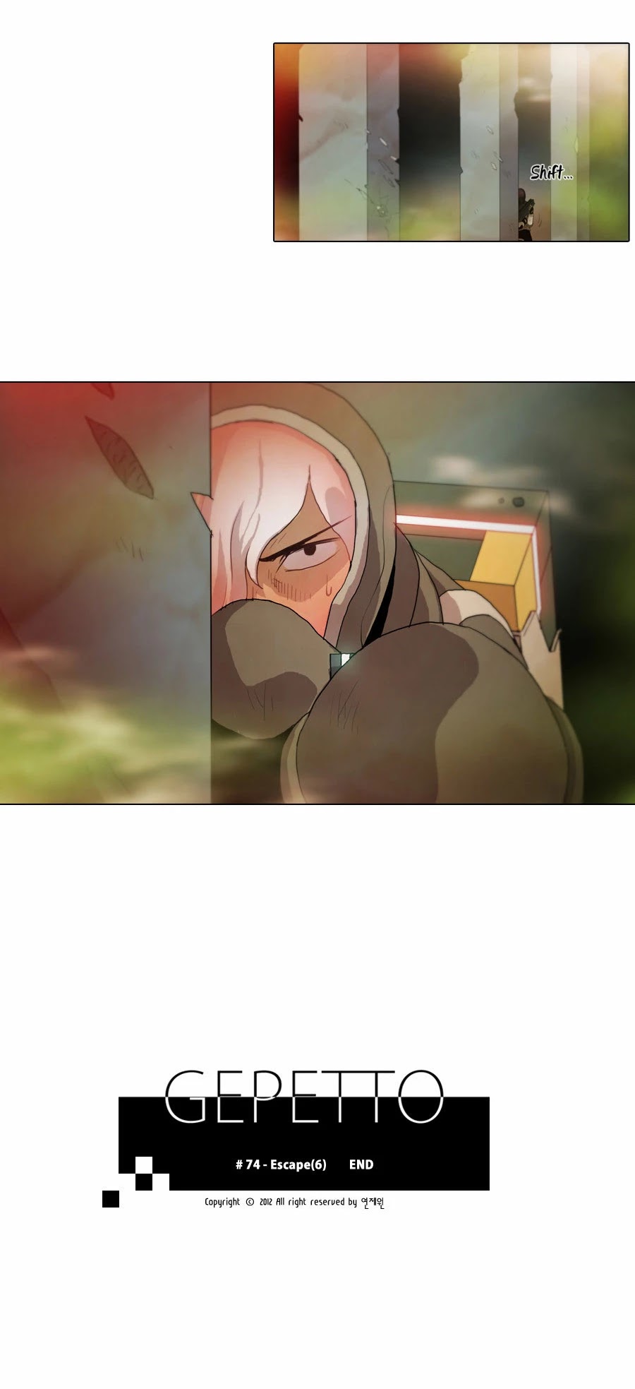 Gepetto Chapter 1.74 page 12 - Volume 1 Chapter 74: Escape (6)