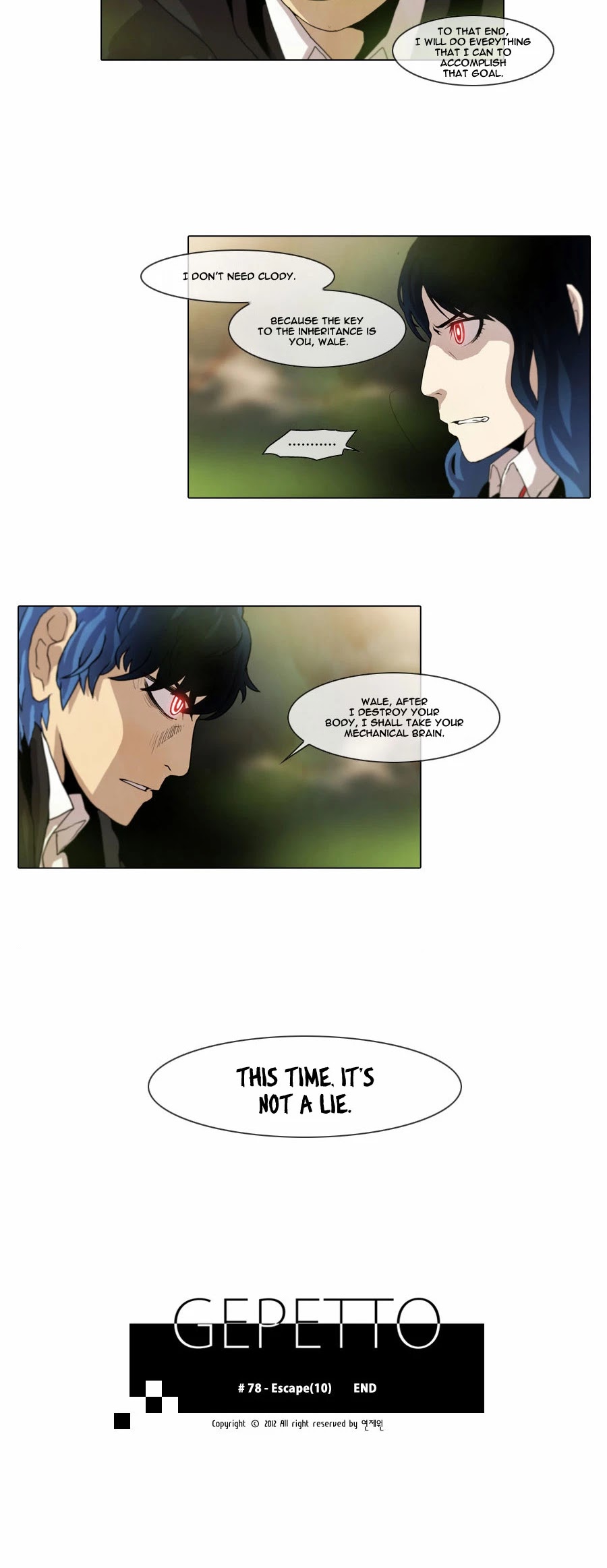 Gepetto Chapter 1.78 page 13 - Volume 1 Chapter 78: Escape (10)