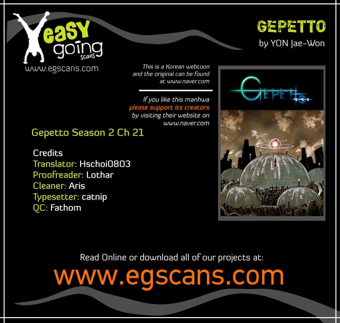 Gepetto Chapter 2.21 page 1 - Volume 2 Chapter 21: Project (3)