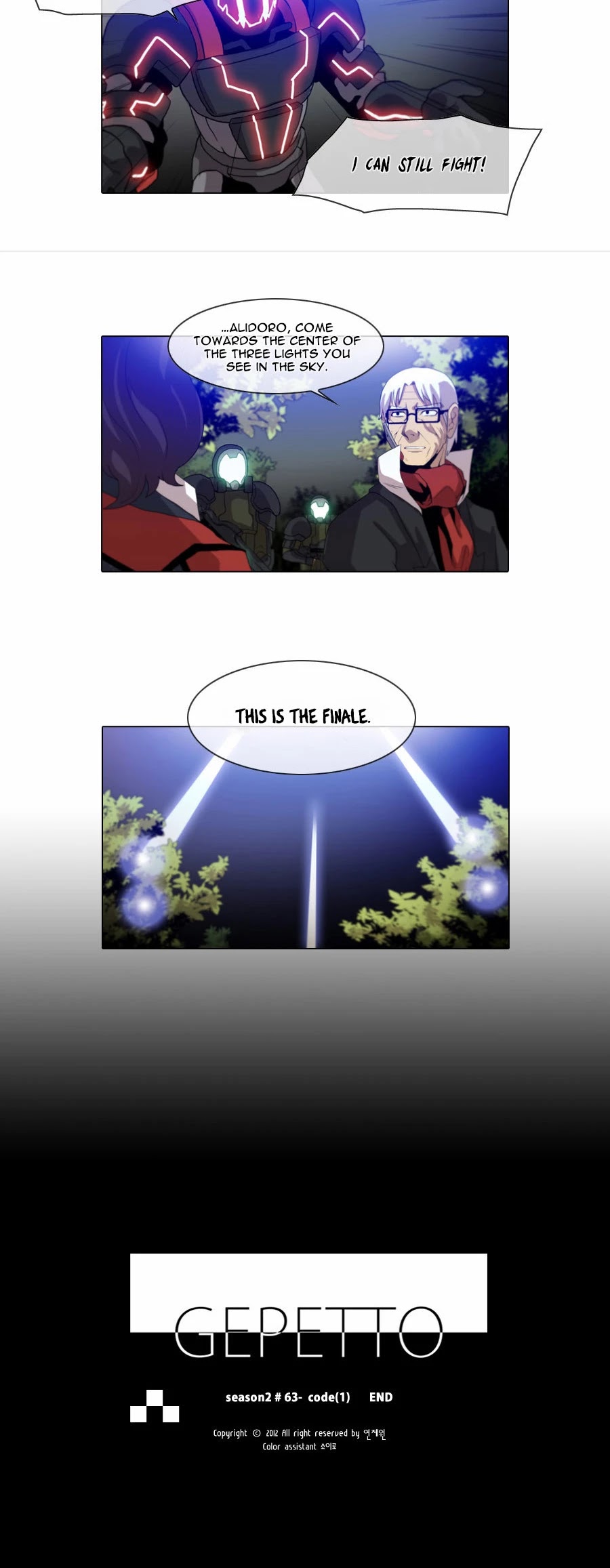 Gepetto Chapter 2.63 page 15 - Volume 2 Chapter 63: Code (1)