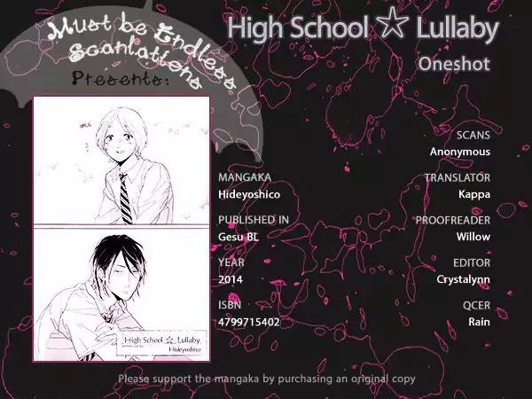 Gesu BL Chapter 0 page 1 - Chapter 0: Chapter: High School ☆ Lullaby