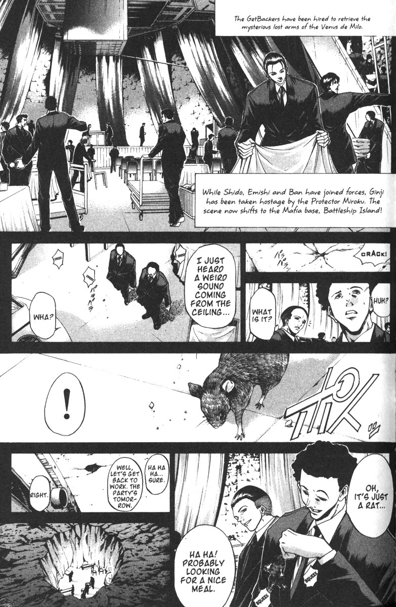 Get Backers Chapter 100 page 9 - Chapter 100: Act VII: The Lost Arms of the Goddess (12): The Arms of the Enemy!