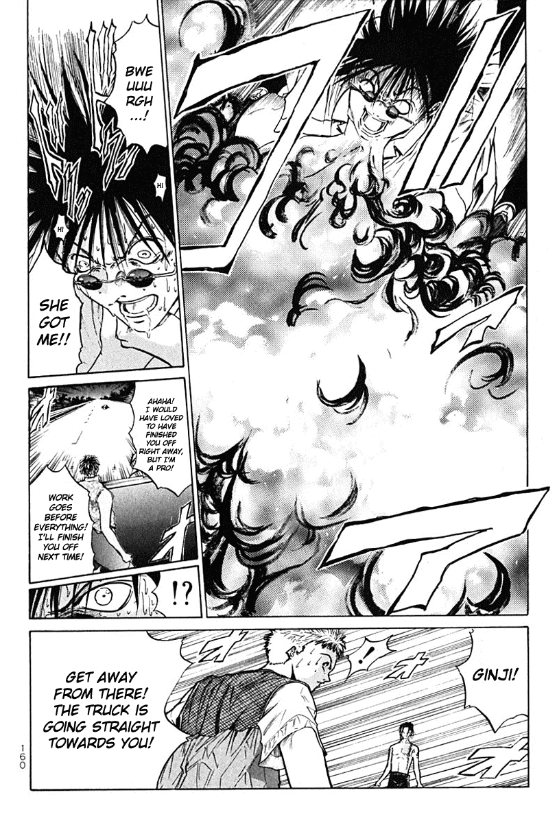 Get Backers Chapter 12 page 20 - Chapter 12: Act III: Givers and Takers [Recapture Shop Vs Transport Shop!] (4): Bitter Reunion