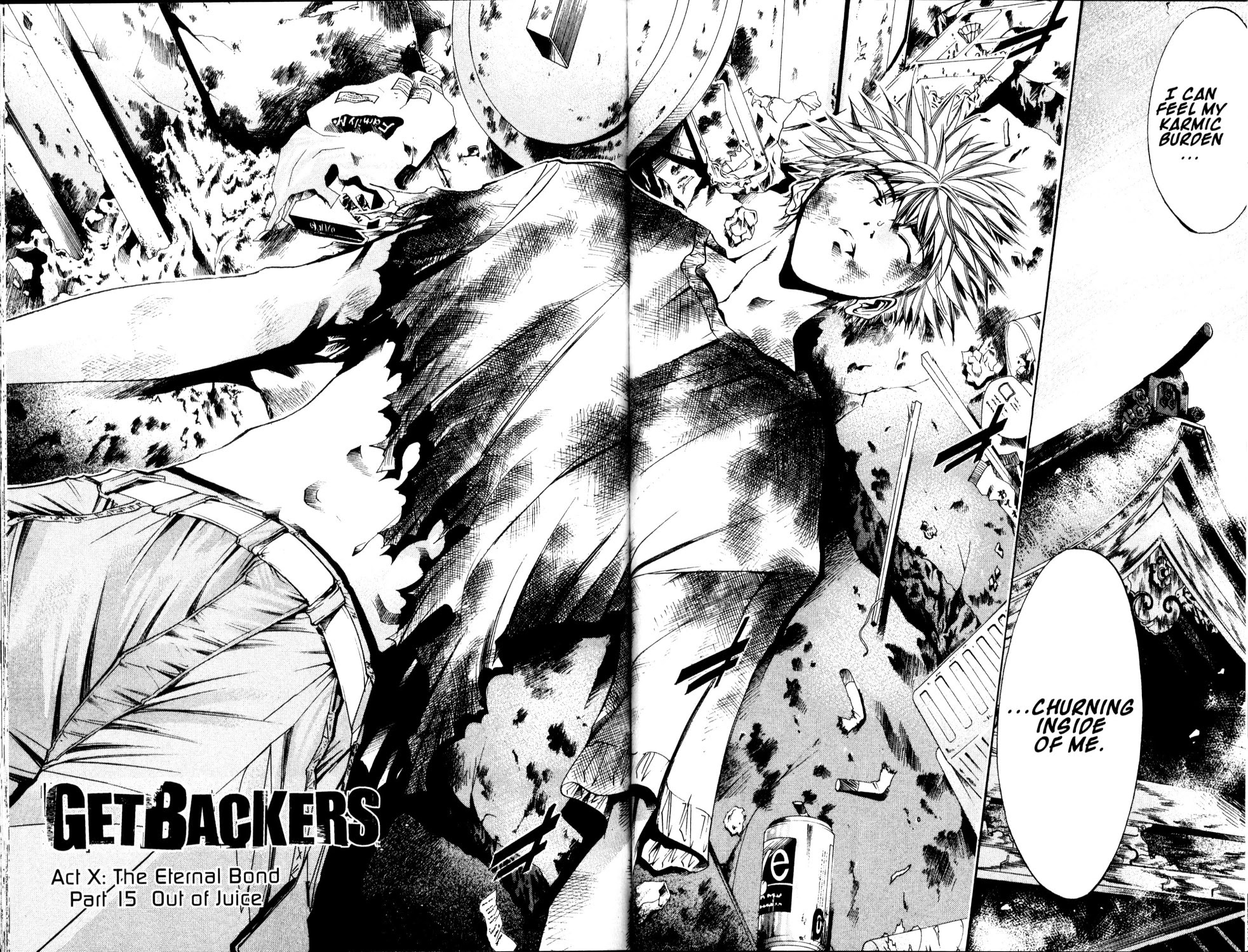 Get Backers Chapter 176 page 1 - Chapter 176: Act X: The Eternal Bond (15): Out of Juice
