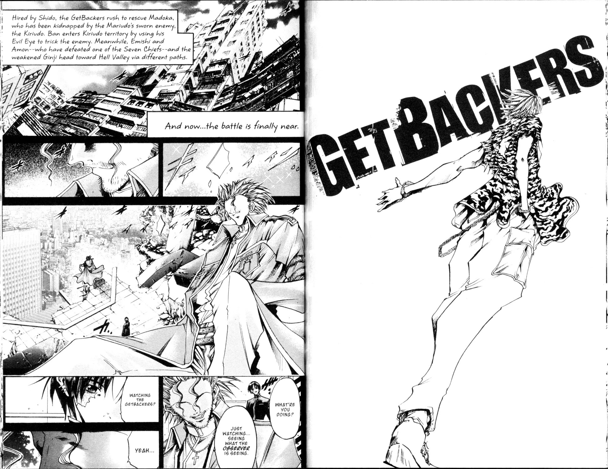 Get Backers Chapter 188 page 1 - Chapter 188: Act X: The Eternal Bond (27): 400 Cow-Sized Spiders