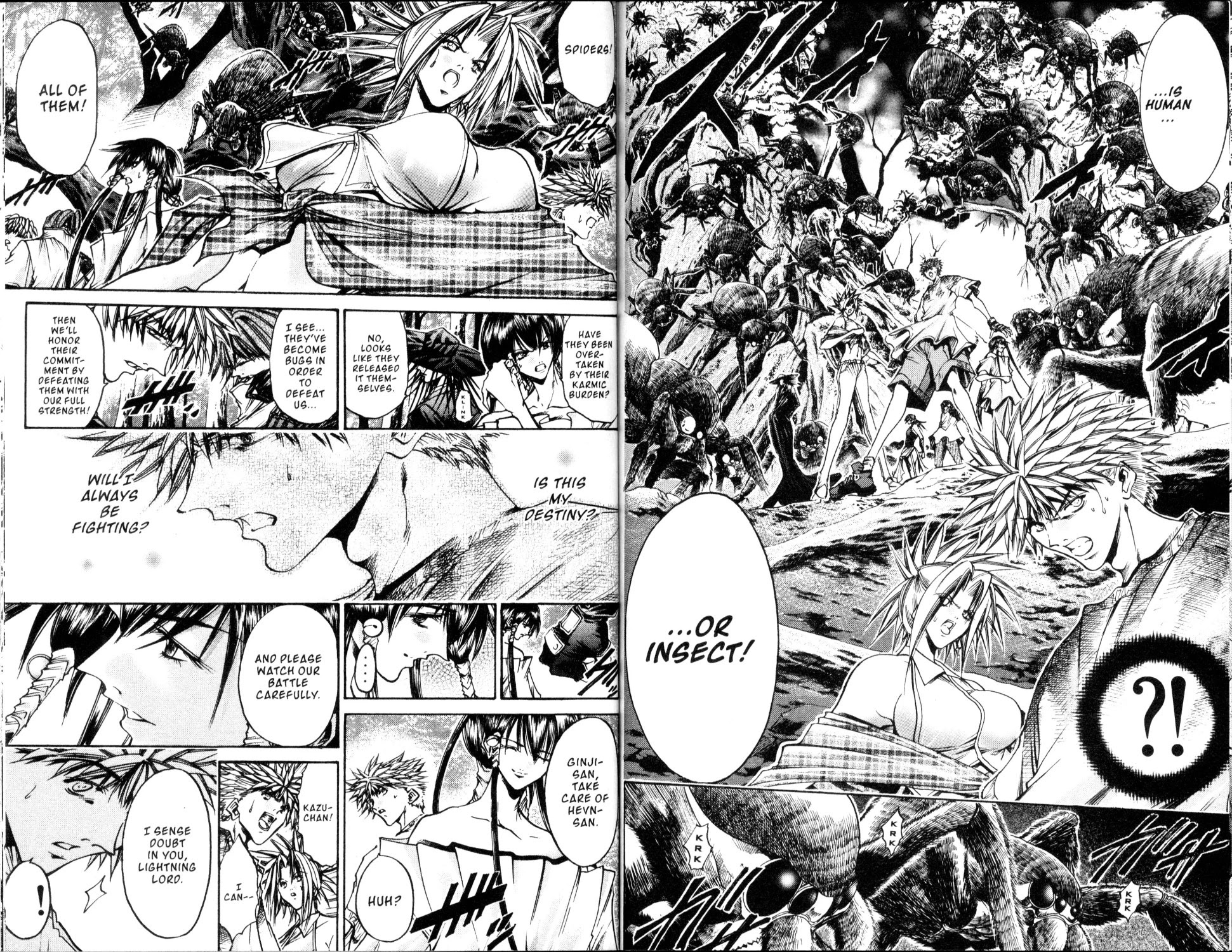 Get Backers Chapter 188 page 5 - Chapter 188: Act X: The Eternal Bond (27): 400 Cow-Sized Spiders