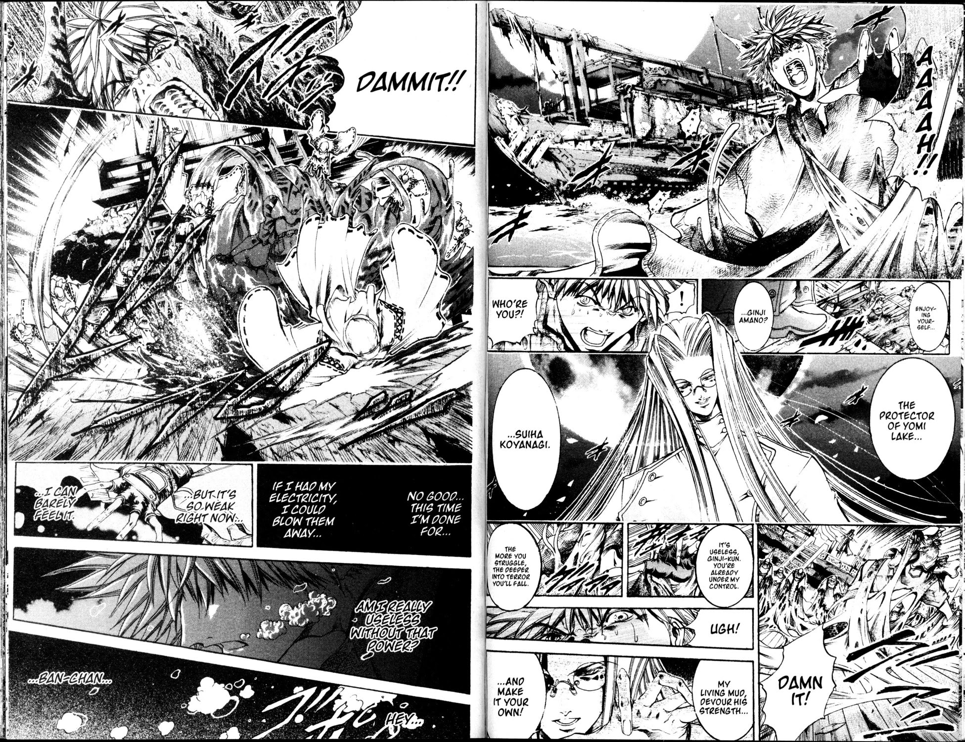 Get Backers Chapter 195 page 3 - Chapter 195: Act X: The Eternal Bond (34): The Babe Unborn vs. The Mud Men