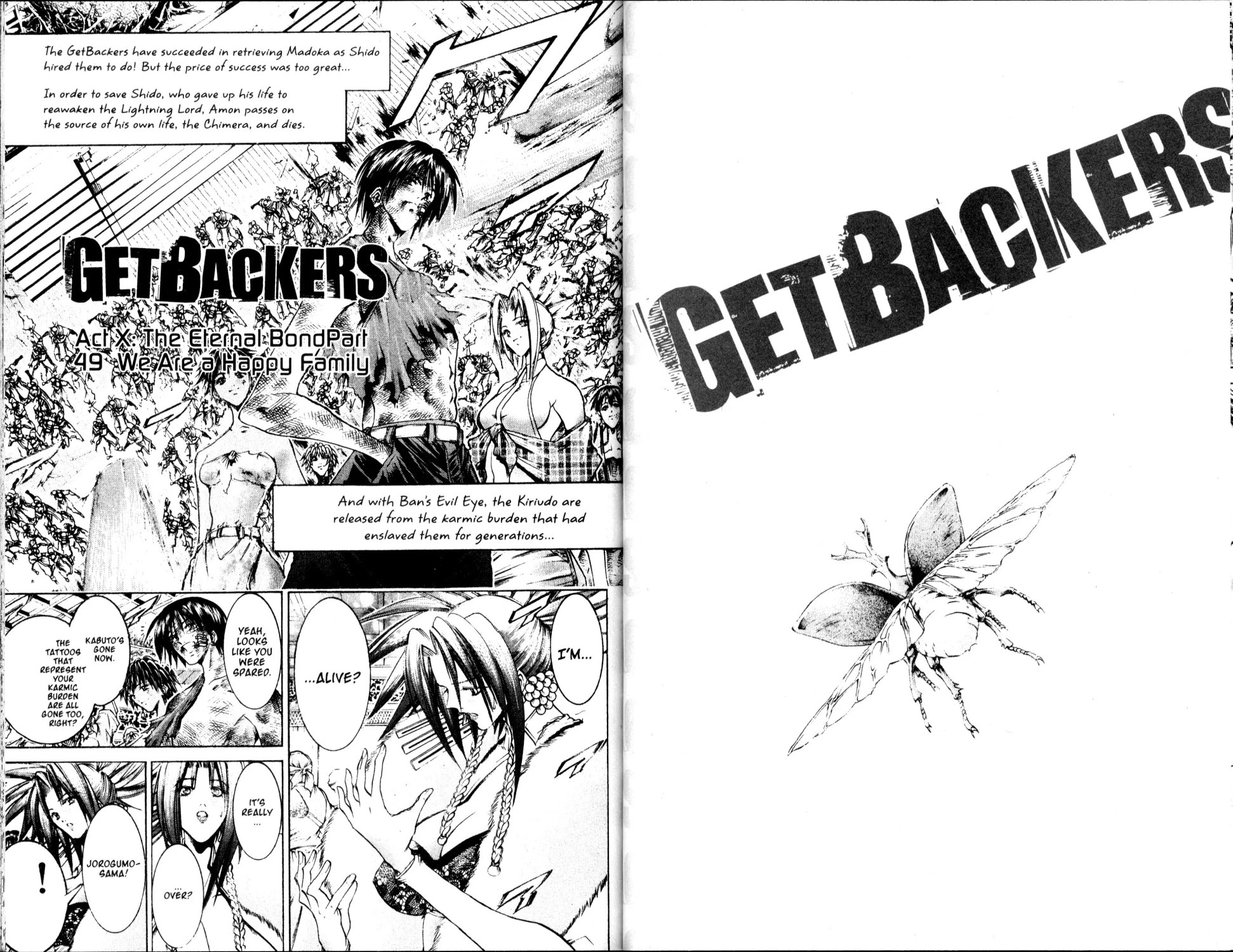 Get Backers Chapter 210 page 1 - Chapter 210: Act X: The Eternal Bond (49): We Are a Happy Family