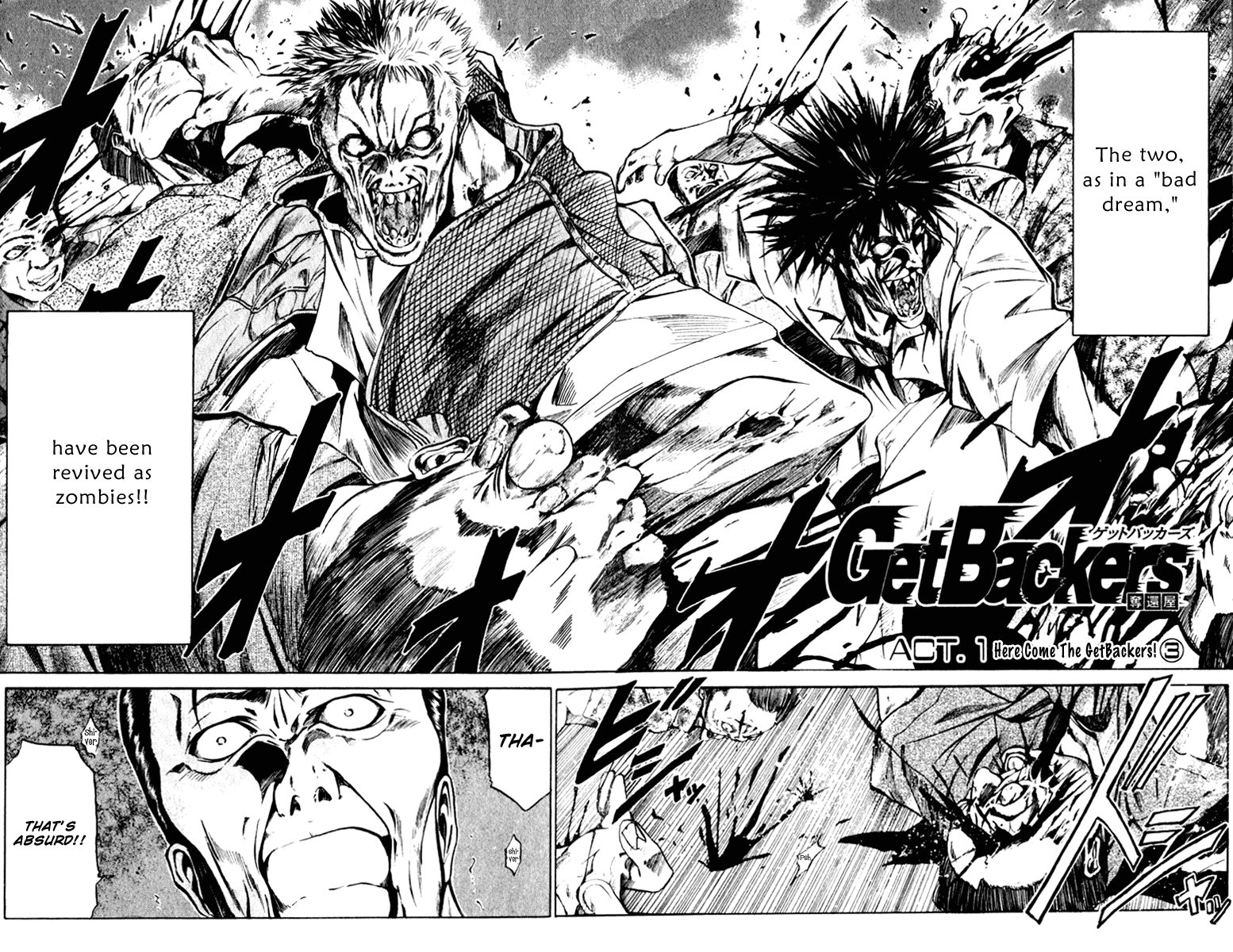 Get Backers Chapter 3 page 2 - Chapter 3: Act I: Enter the GetBackers (3): Undead Men Tell No Tales