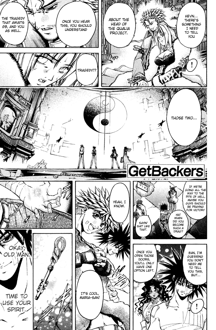 Get Backers Chapter 328 page 1 - Chapter 328: Act XII: Get Back the Lost Time (73)