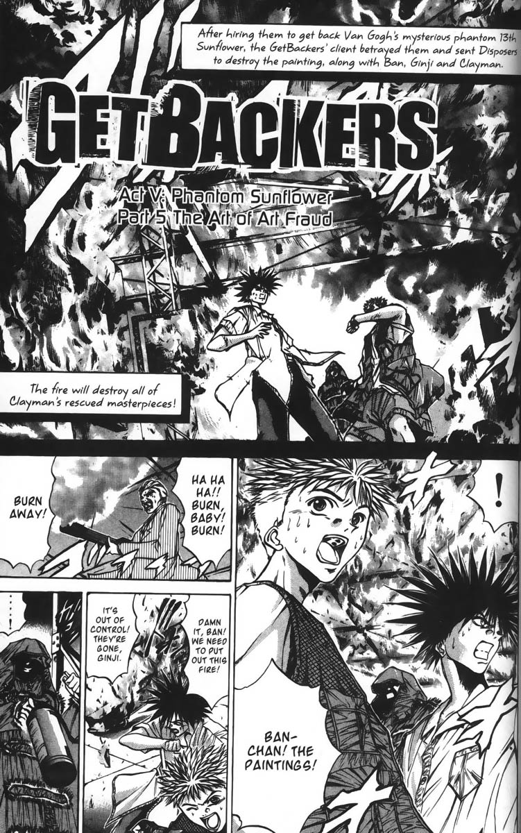 Get Backers Chapter 34 page 1 - Chapter 34: Act V: Phanthom Sunflower (5): The Art of Aty Fraud