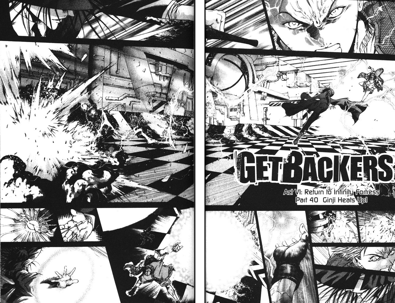 Get Backers Chapter 75 page 2 - Chapter 75: Act VI: Return to Infinity Fortress (40): Ginji Heats Up!