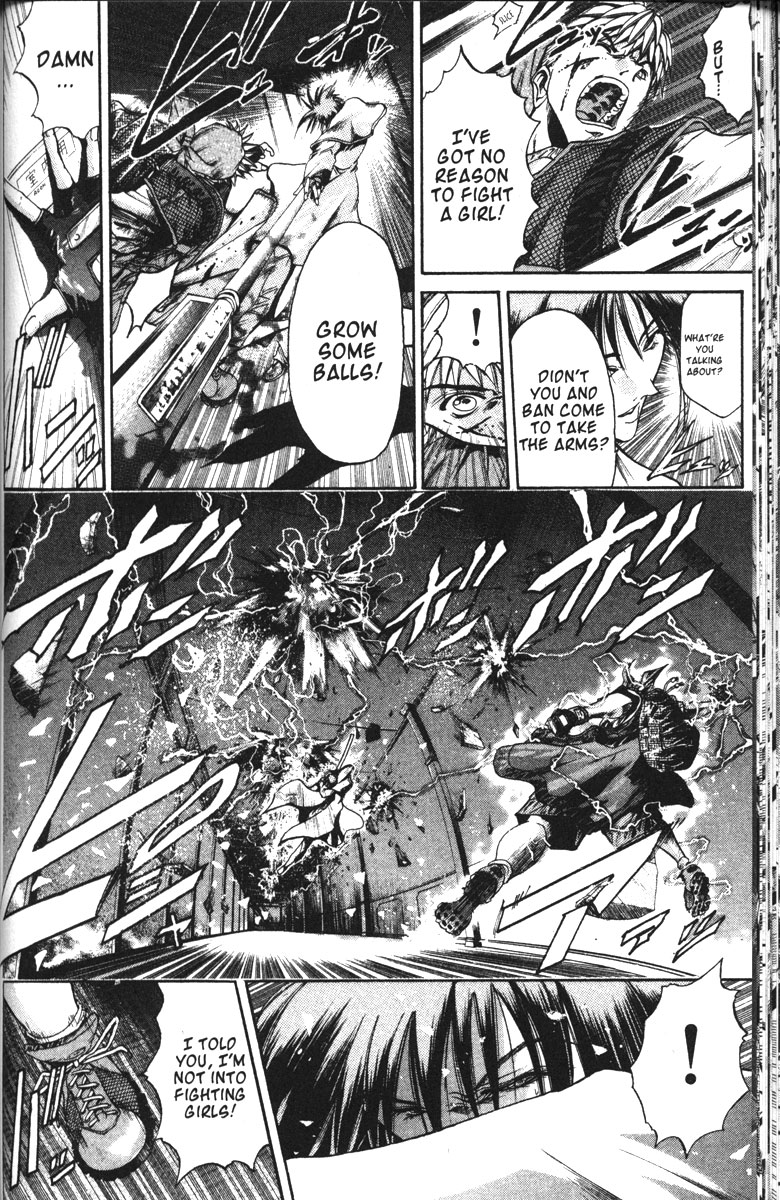 Get Backers Chapter 96 page 8 - Chapter 96: Act VII: The Lost Arms of the Goddess (8): Ban's Grand Entrance!