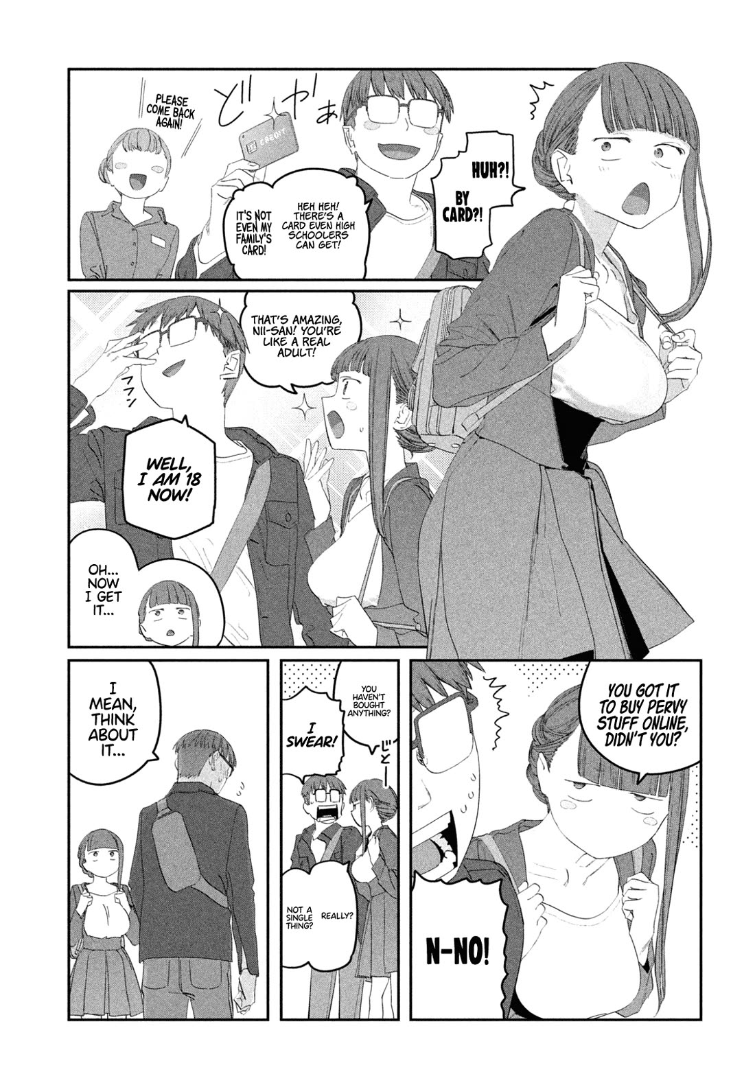 Getsuyoubi no Tawawa (Serialization) Chapter 104 page 6 - Chapter 104: Jitome-chan, Part 16