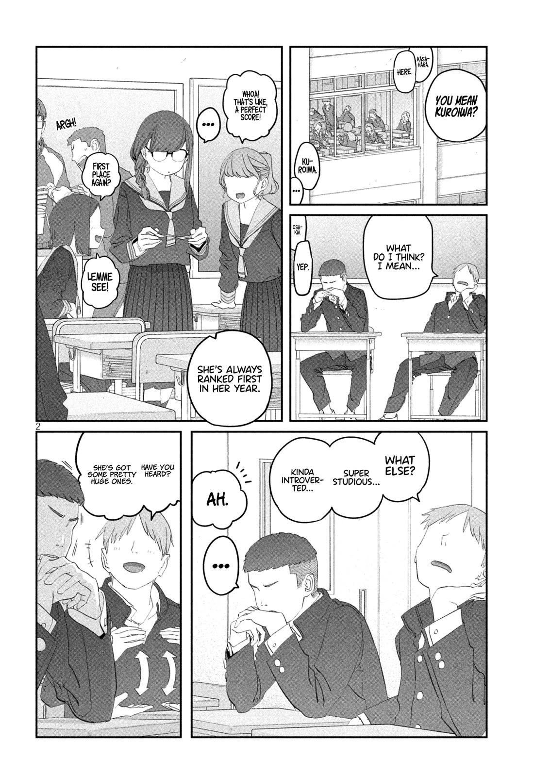 Getsuyoubi no Tawawa (Serialization) Chapter 107 page 3 - Chapter 107: Hokuro-chan, Part 1