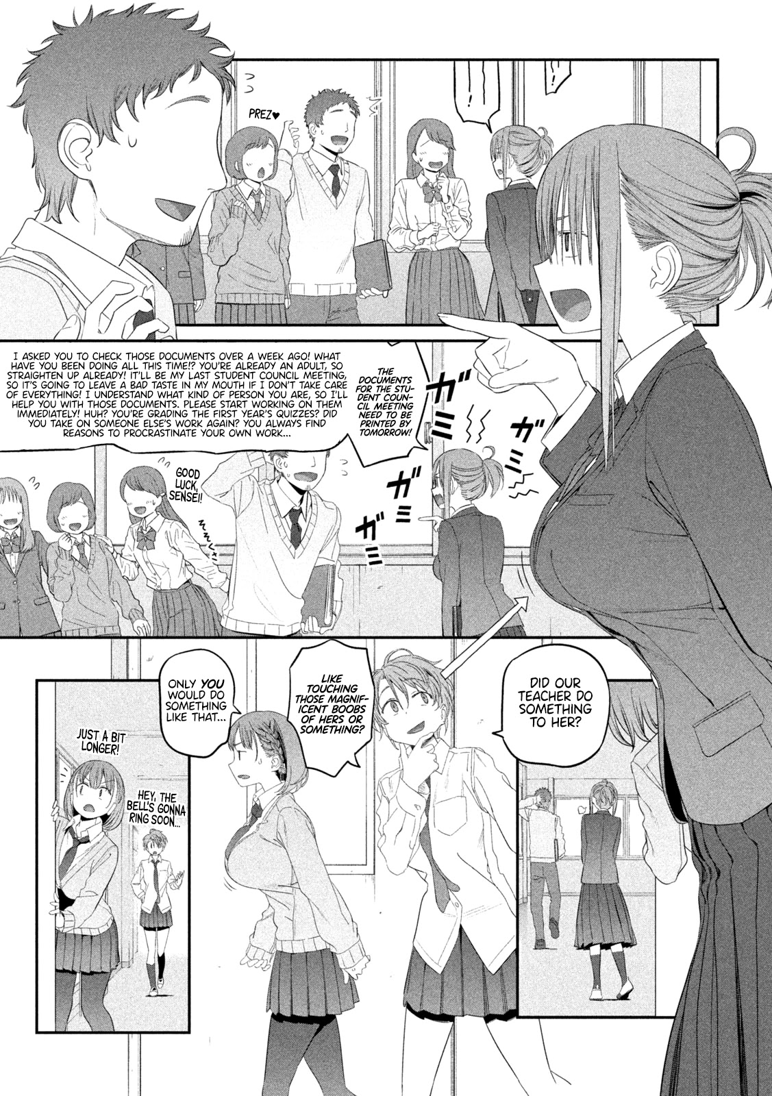 Getsuyoubi no Tawawa (Serialization) Chapter 11 page 12 - Chapter 11: Maegami-chan, Part 1