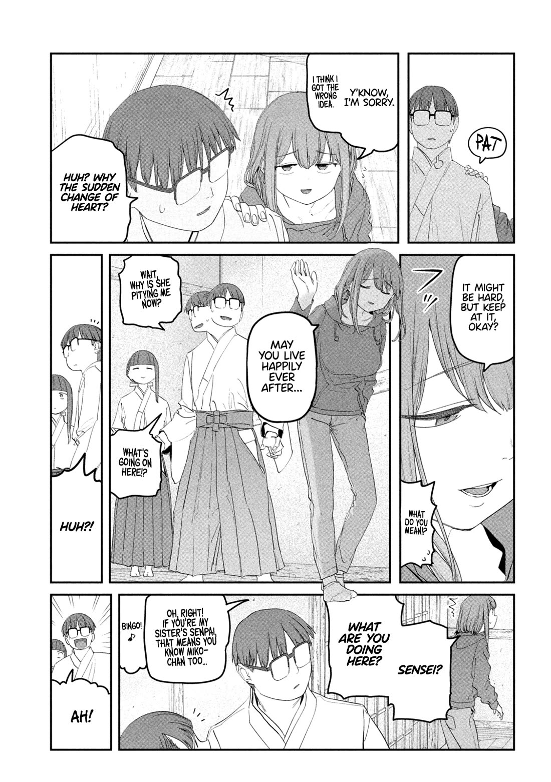 Getsuyoubi no Tawawa (Serialization) Chapter 111 page 12 - Chapter 111: Jitome-chan, Part 17