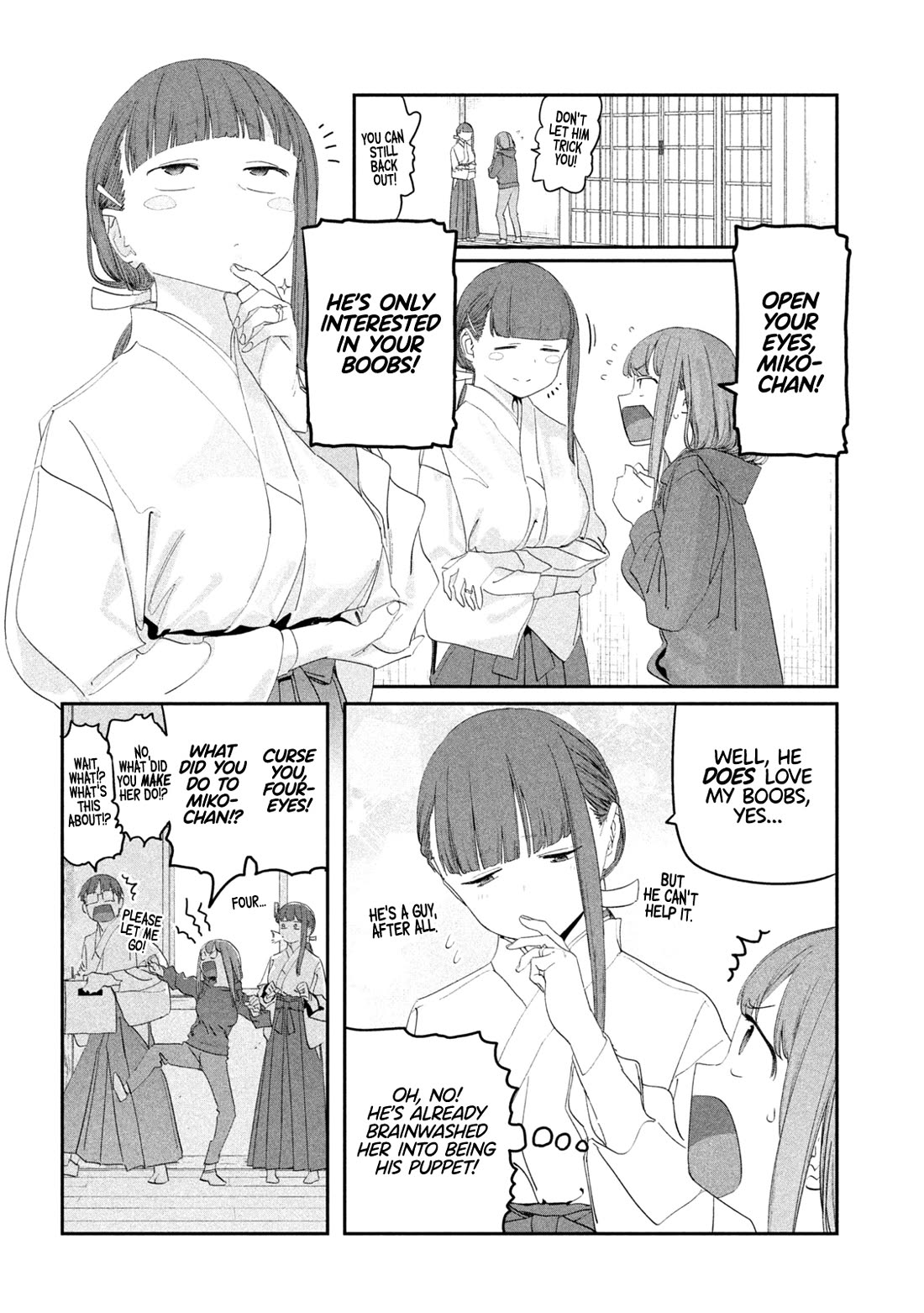 Getsuyoubi no Tawawa (Serialization) Chapter 111 page 3 - Chapter 111: Jitome-chan, Part 17