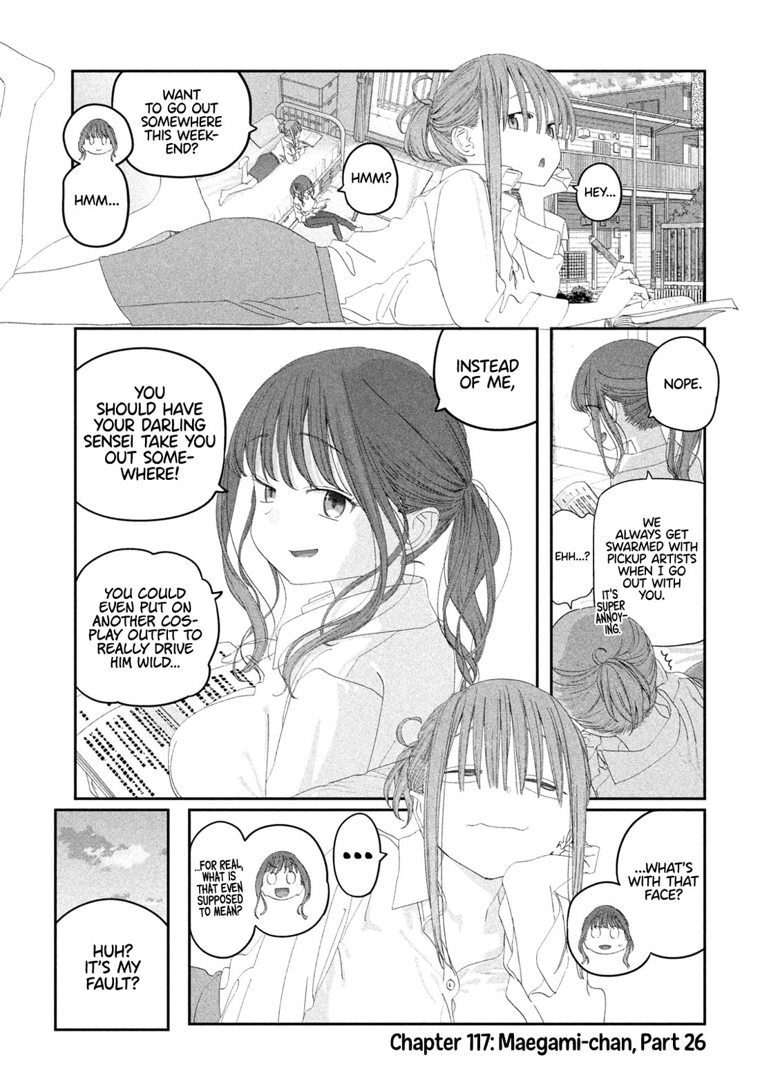 Getsuyoubi no Tawawa (Serialization) Chapter 117 page 2 - Chapter 117: Maegami-chan, Part 26