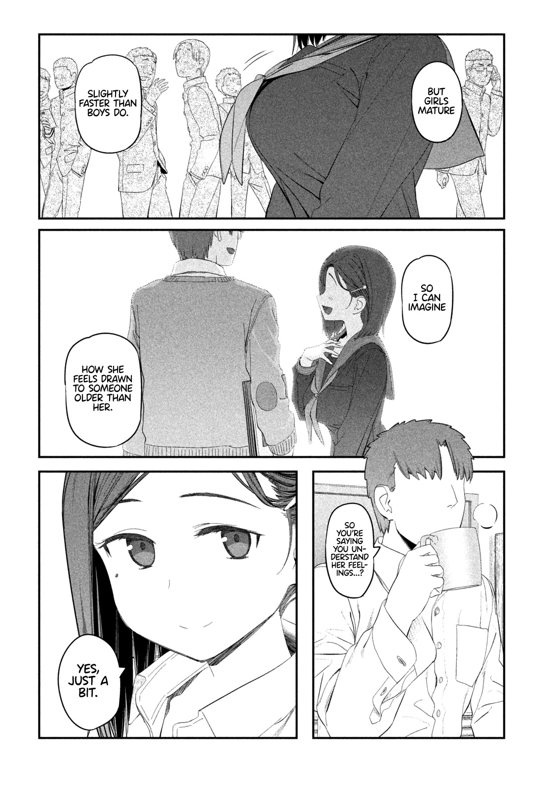 Getsuyoubi no Tawawa (Serialization) Chapter 13 page 12 - Chapter 13: Kouhai-chan, Part 5