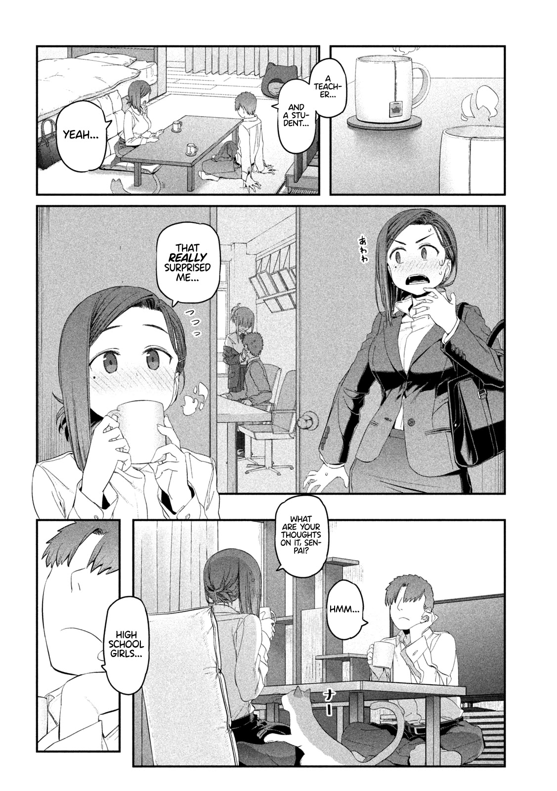 Getsuyoubi no Tawawa (Serialization) Chapter 13 page 8 - Chapter 13: Kouhai-chan, Part 5