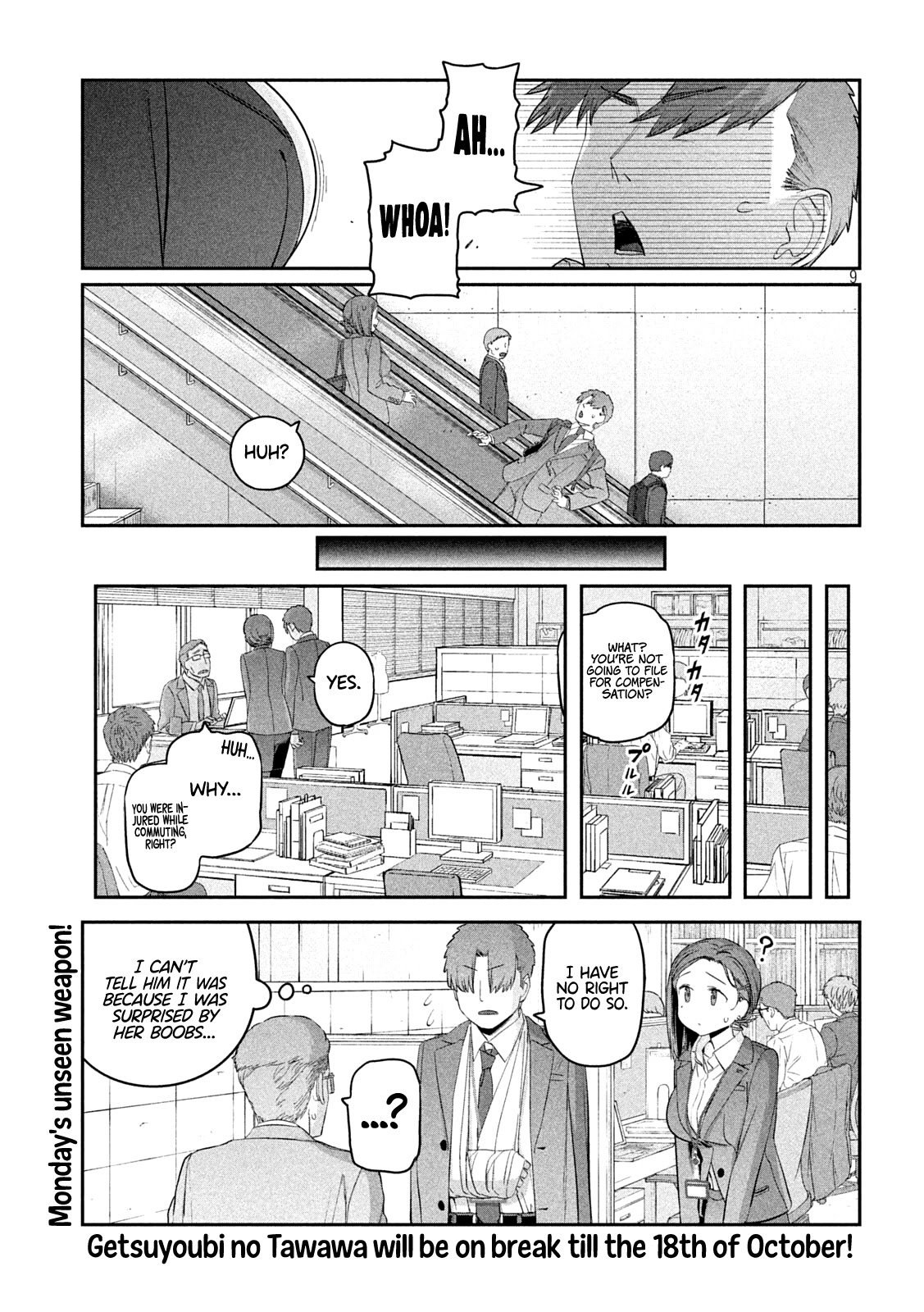 Getsuyoubi no Tawawa (Serialization) Chapter 28 page 10 - Chapter 28: Kouhai-chan, Part 8