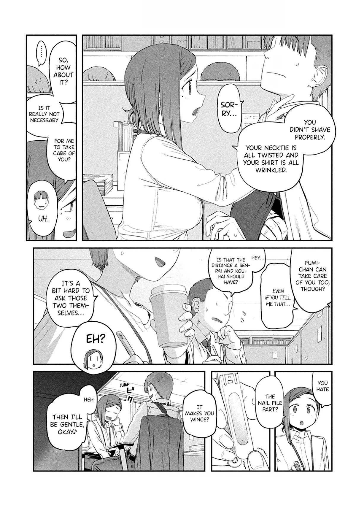 Getsuyoubi no Tawawa (Serialization) Chapter 32 page 6 - Chapter 32: Kouhai-chan, Part 9