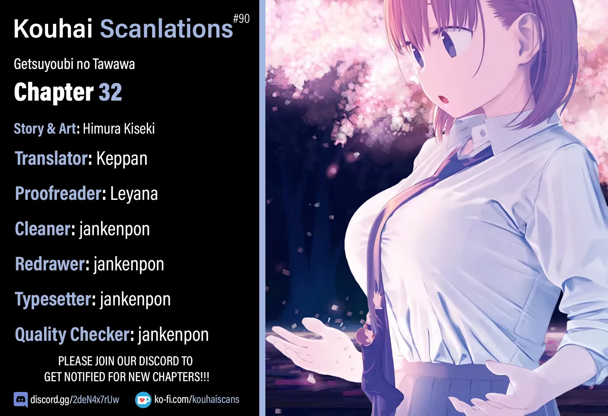 Getsuyoubi no Tawawa (Serialization) Chapter 33 page 1 - Chapter 33: Maegami-chan, Part 12