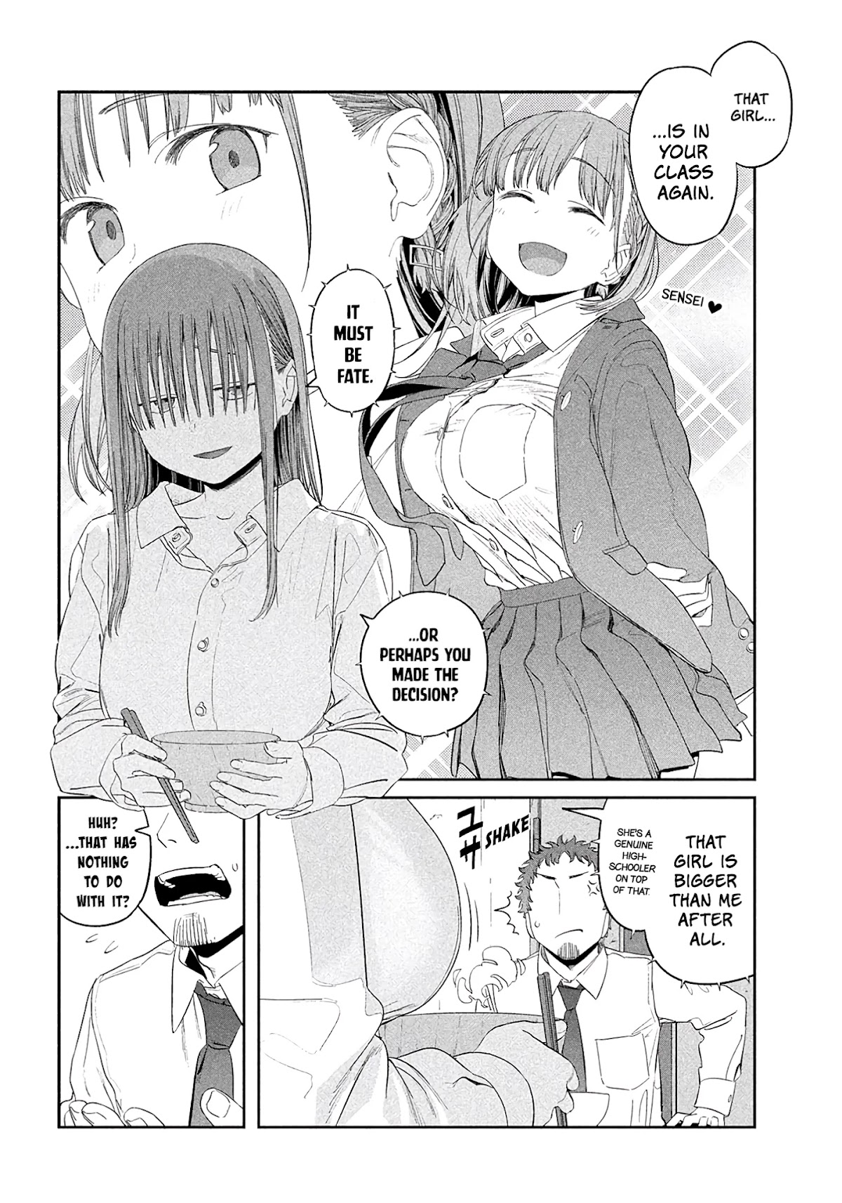 Getsuyoubi no Tawawa (Serialization) Chapter 34 page 3 - Chapter 34: Maegami-chan, Part 13