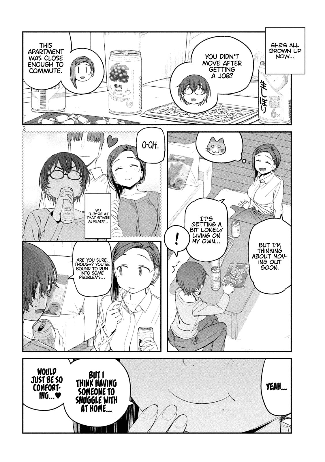 Getsuyoubi no Tawawa (Serialization) Chapter 35 page 3 - Chapter 35: Kouhai-chan, Part 10