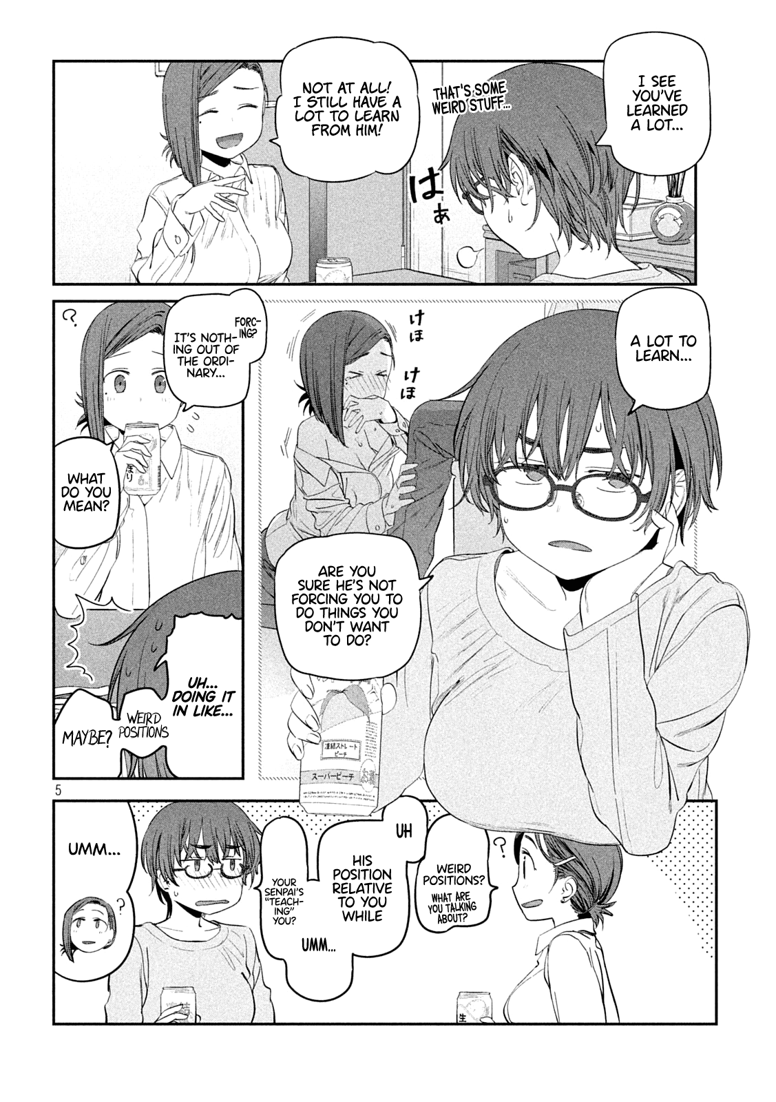 Getsuyoubi no Tawawa (Serialization) Chapter 35 page 5 - Chapter 35: Kouhai-chan, Part 10
