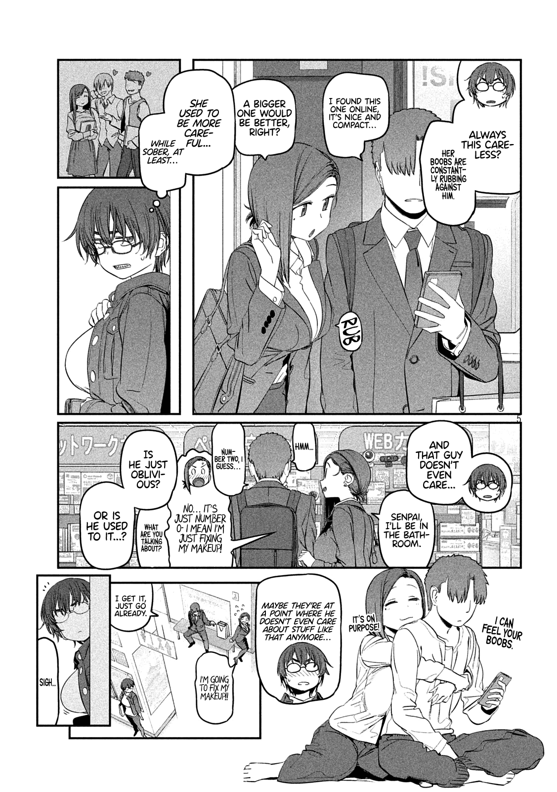 Getsuyoubi no Tawawa (Serialization) Chapter 37 page 5 - Chapter 37: Kouhai-chan, Part 11