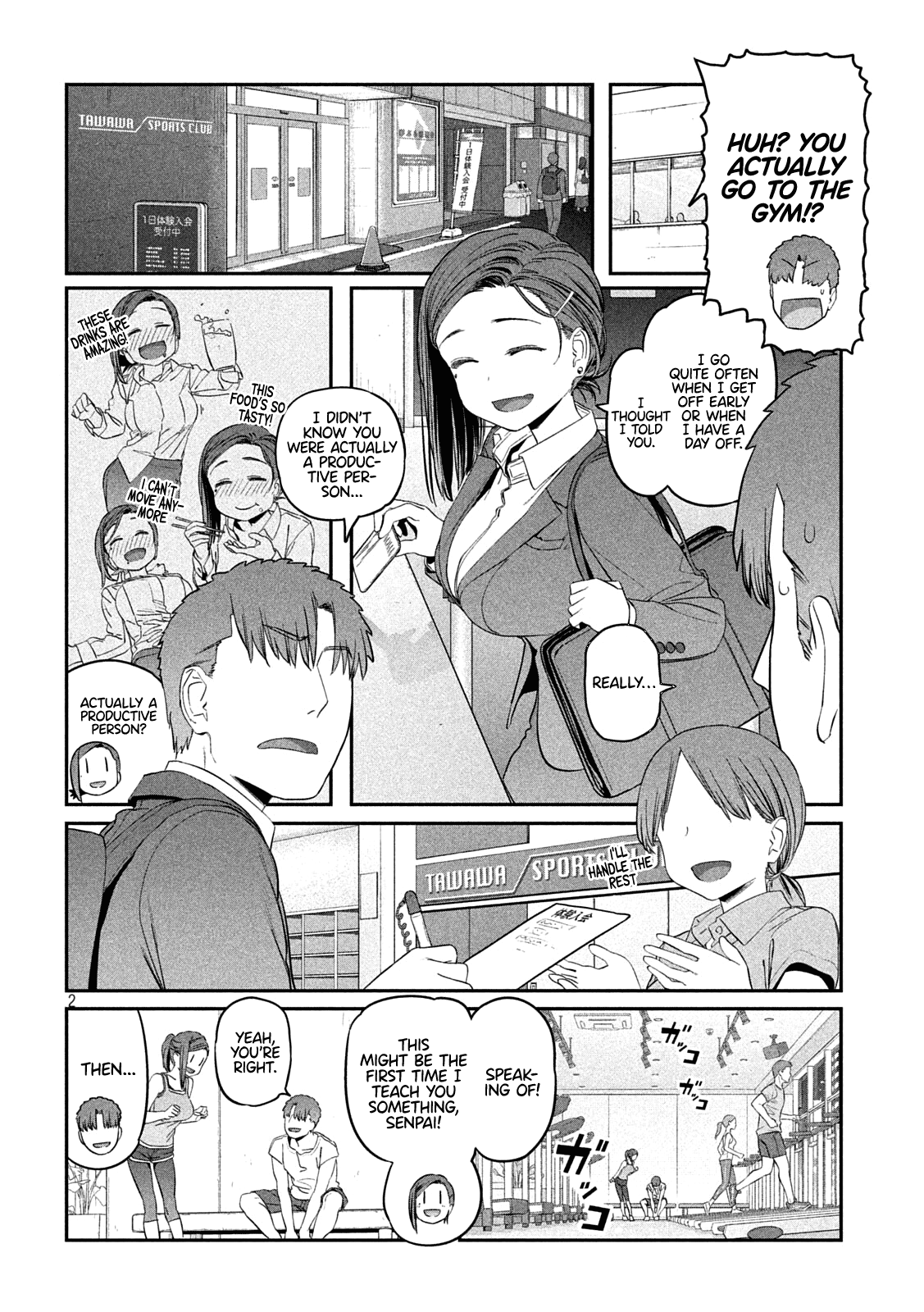 Getsuyoubi no Tawawa (Serialization) Chapter 38 page 2 - Chapter 38: Kouhai-chan, Part 12