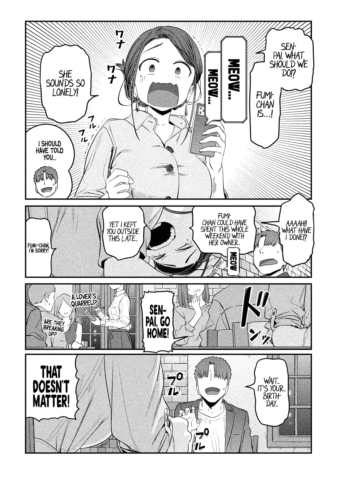 Getsuyoubi no Tawawa (Serialization) Chapter 41 page 12 - Chapter 41: Kouhai-chan, Part 13