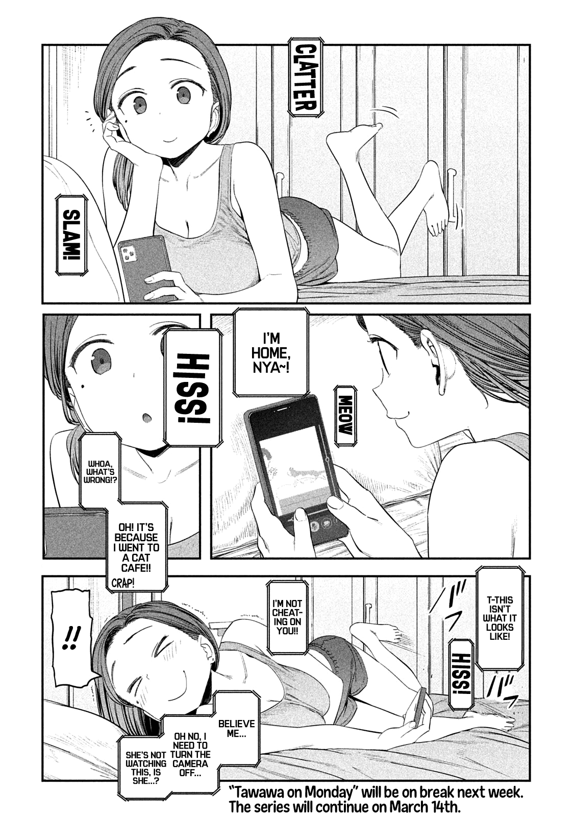 Getsuyoubi no Tawawa (Serialization) Chapter 41 page 14 - Chapter 41: Kouhai-chan, Part 13