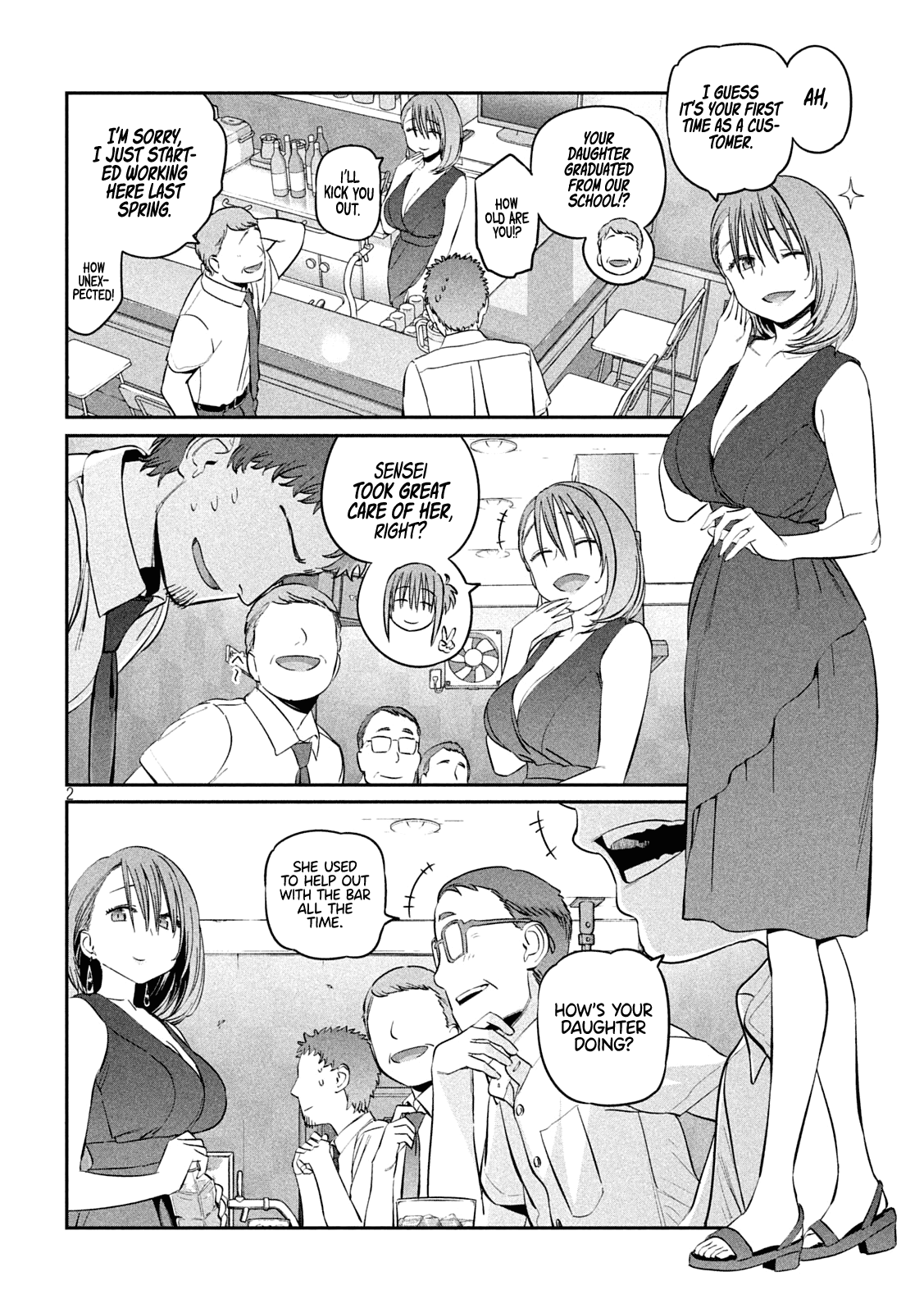 Getsuyoubi no Tawawa (Serialization) Chapter 43 page 2 - Chapter 43: Maegami-chan, Part 15