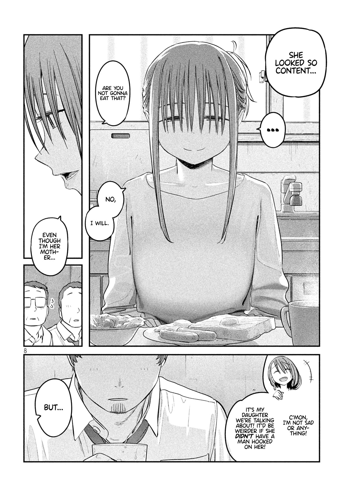 Getsuyoubi no Tawawa (Serialization) Chapter 43 page 8 - Chapter 43: Maegami-chan, Part 15