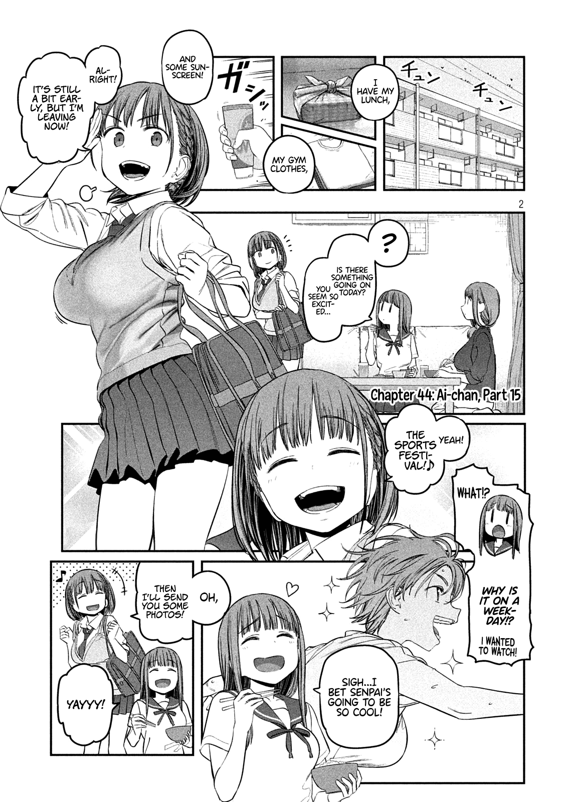 Getsuyoubi no Tawawa (Serialization) Chapter 44 page 2 - Chapter 44: Ai-chan, Part 15