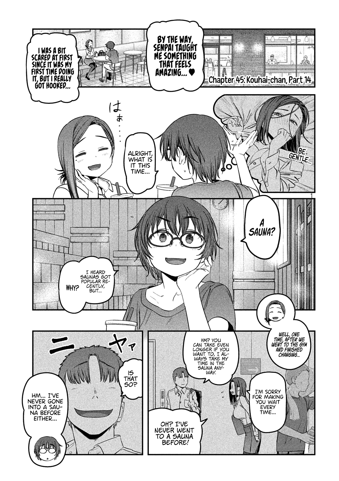 Getsuyoubi no Tawawa (Serialization) Chapter 45 page 1 - Chapter 45: Kouhai-chan, Part 14