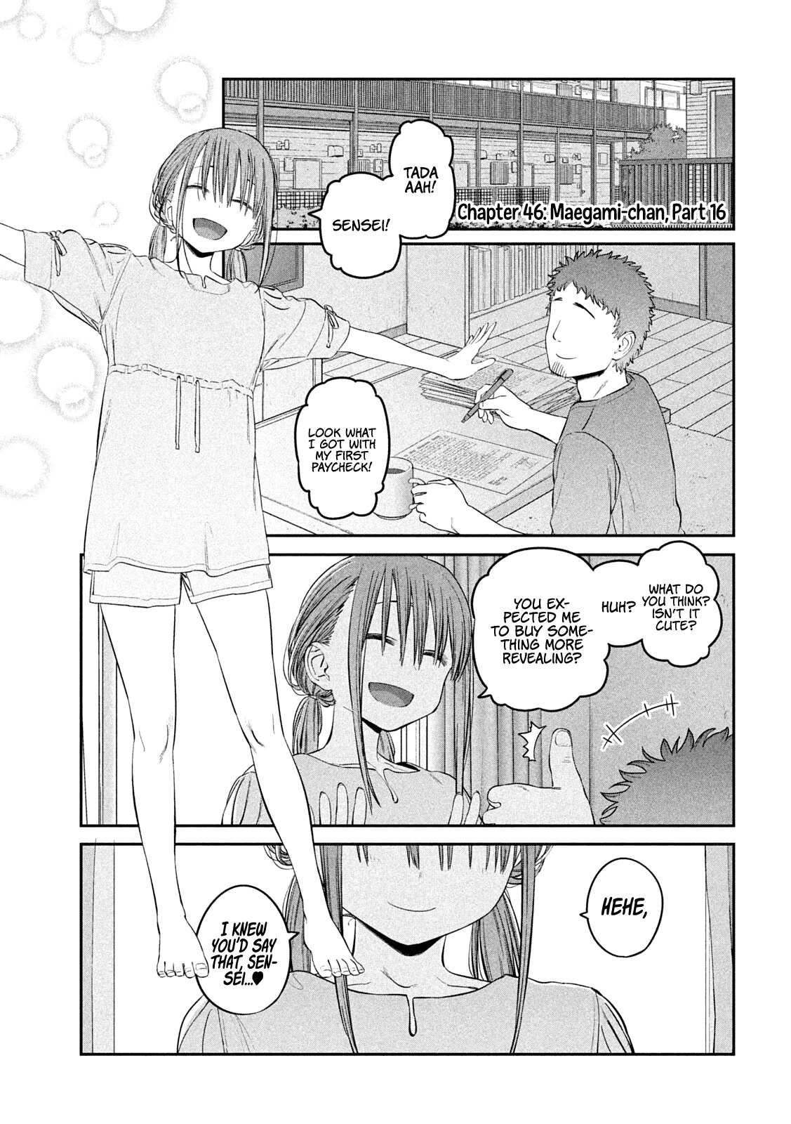 Getsuyoubi no Tawawa (Serialization) Chapter 46 page 1 - Chapter 46: Maegami-chan, Part 16
