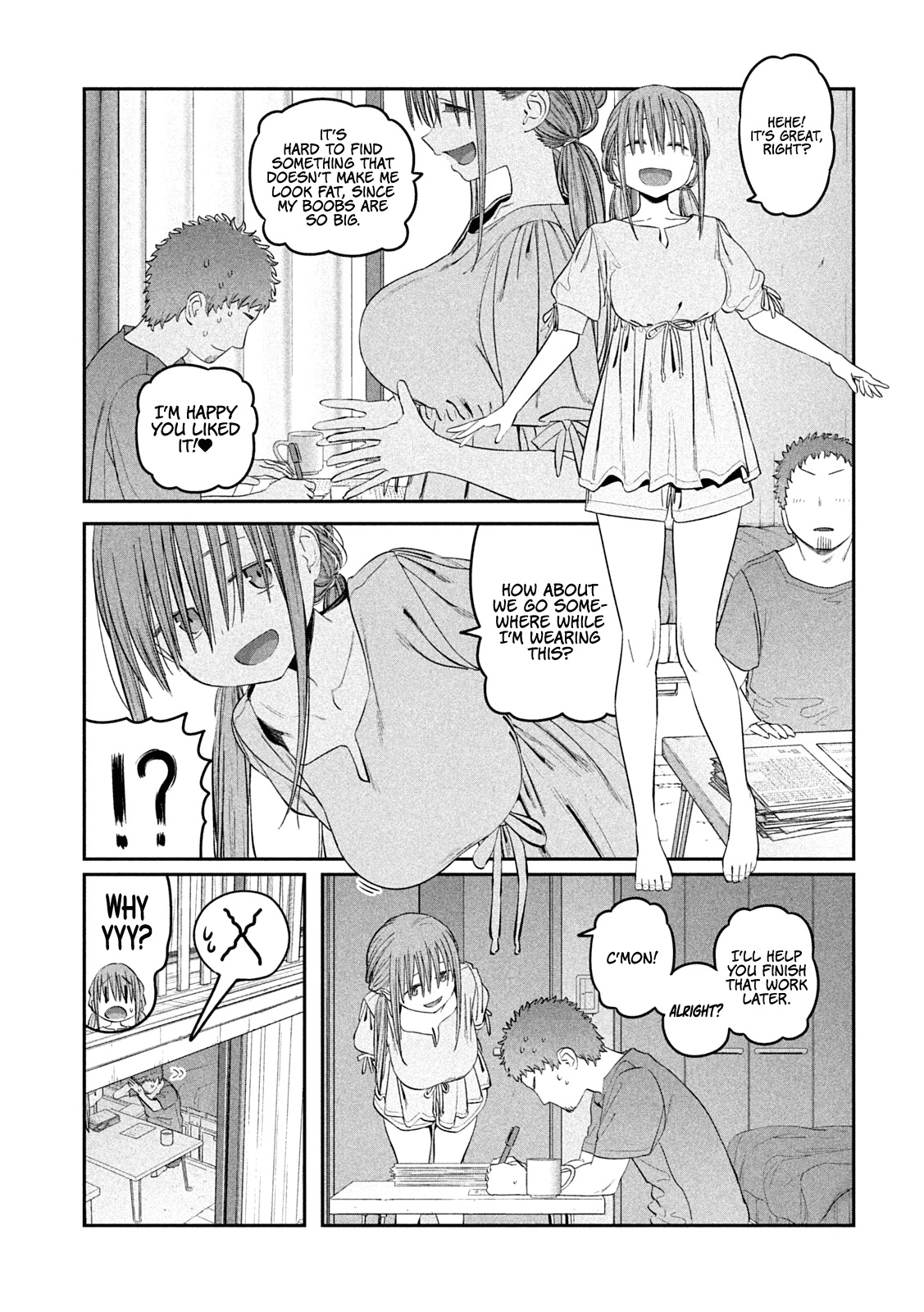 Getsuyoubi no Tawawa (Serialization) Chapter 46 page 3 - Chapter 46: Maegami-chan, Part 16