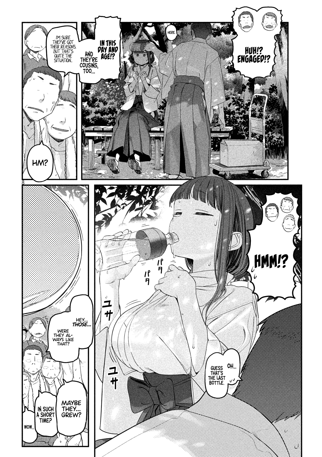 Getsuyoubi no Tawawa (Serialization) Chapter 48 page 8 - Chapter 48: Jitome-chan, Part 1