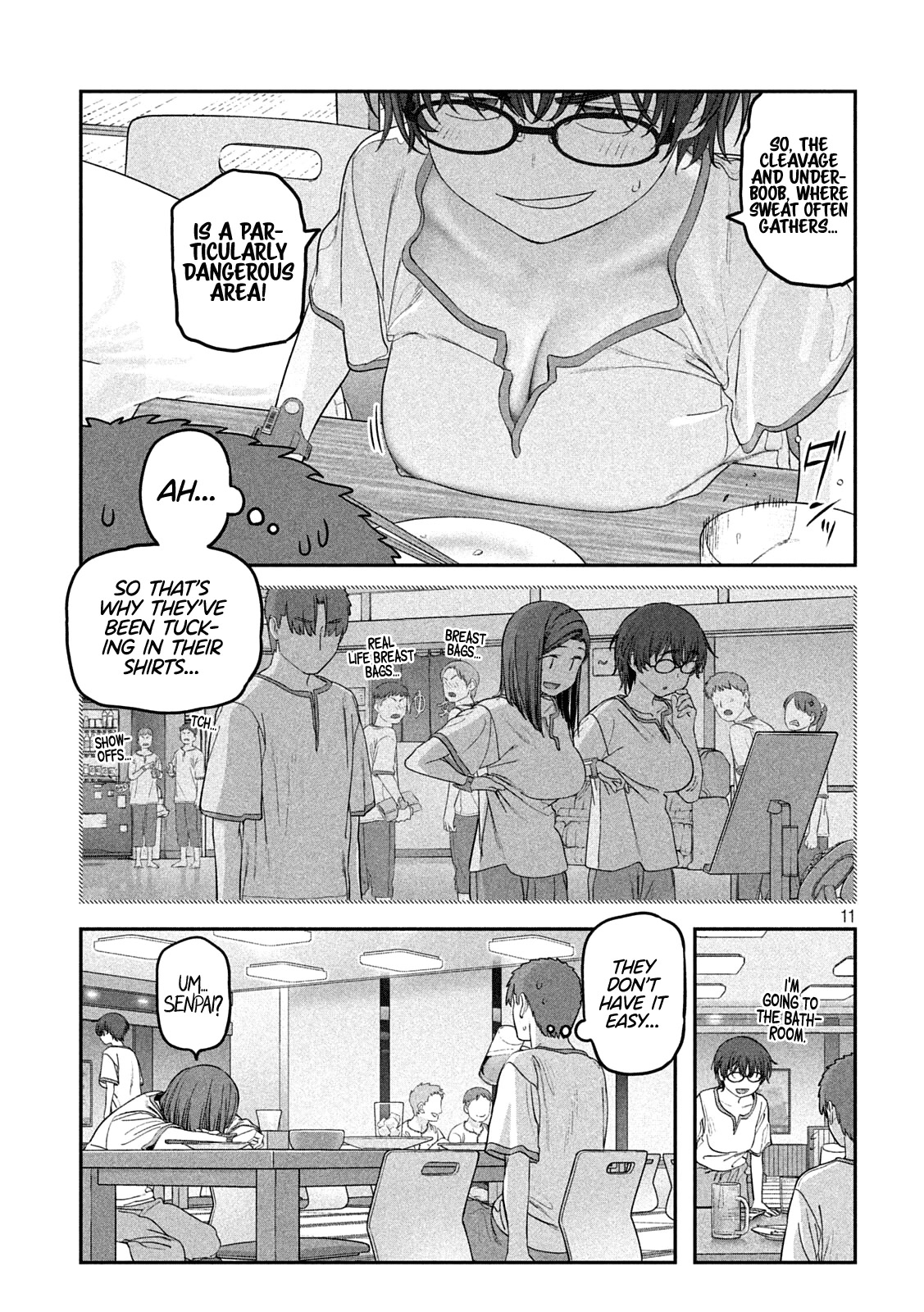 Getsuyoubi no Tawawa (Serialization) Chapter 51 page 11 - Chapter 51: Kouhai-chan, Part 15